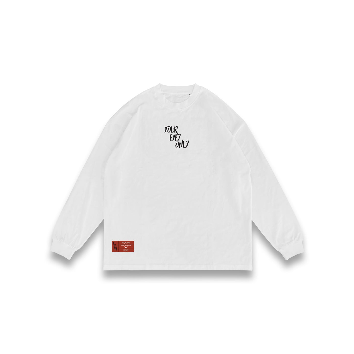 Your Eyez Only - White Long Sleeve Tee